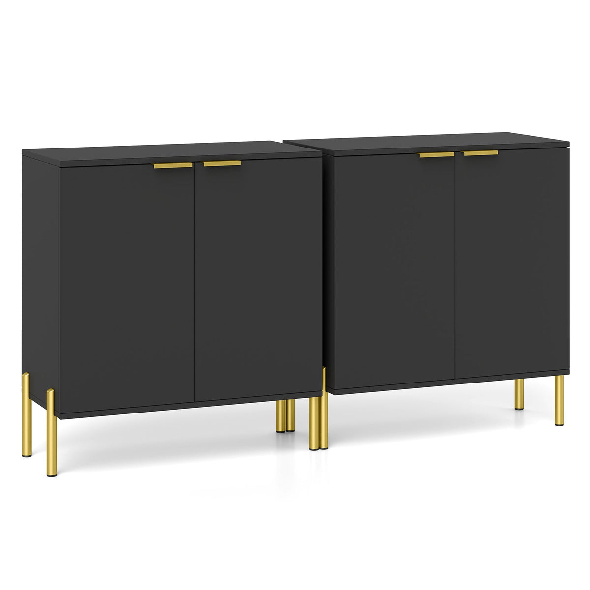 Goflame Buffet Cabinet with Storage, 2-Door Kitchen Sideboard with Storage Cabinet