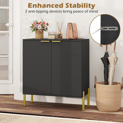 Goflame Buffet Cabinet with Storage, 2-Door Kitchen Sideboard with Storage Cabinet