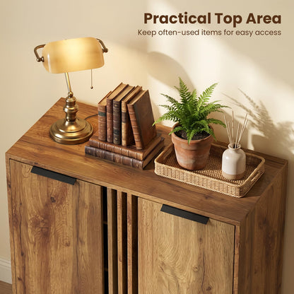 Goflame Shoe Storage Cabinet with 2 Doors