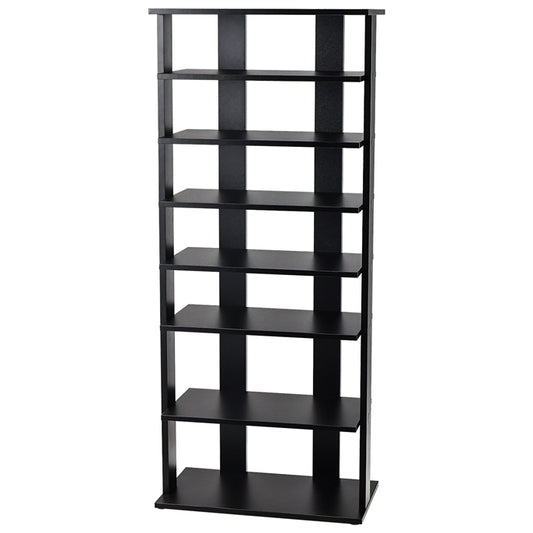 7-Tier Tall Shoe Rack, Patented Freestanding Shoe Shelf Storage Organizer for 14 Pairs of Shoes