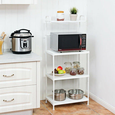 4-Tier Kitchen Microwave Storage Rack Oven Stand - Goflameus