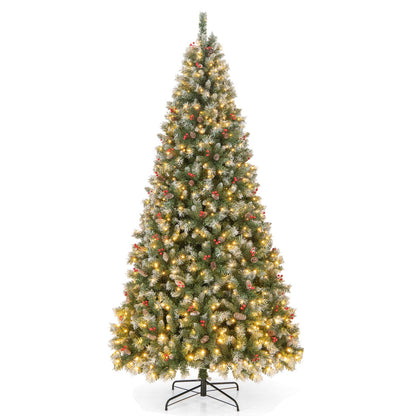 Goflame Pre-Lit Christmas Tree with 8 Lighting Modes