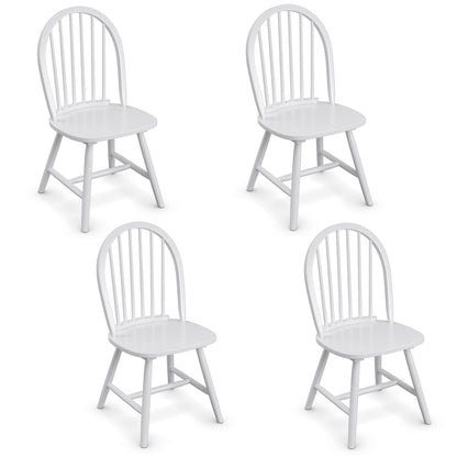 Goflame Wood Dining Chairs, French Country Armless Spindle Back Dining Chairs