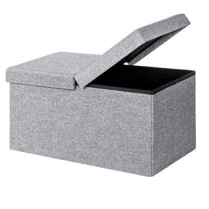Goflame Folding Storage Ottoman 30 Inches W/ Lift Top