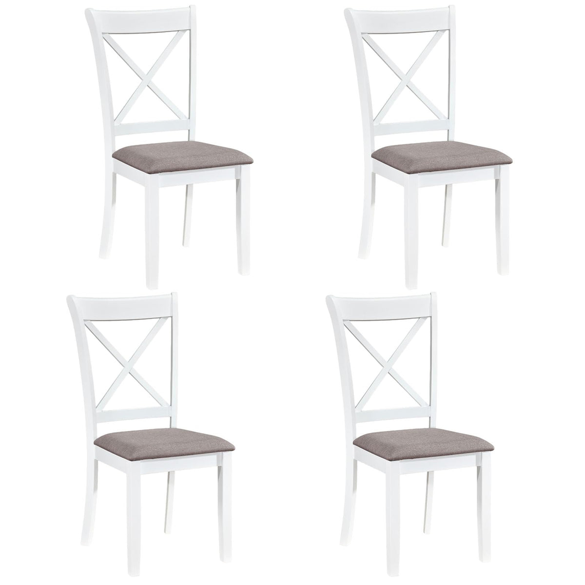 Goflame Modern Mid Century Dining Chairs Set of 2/4