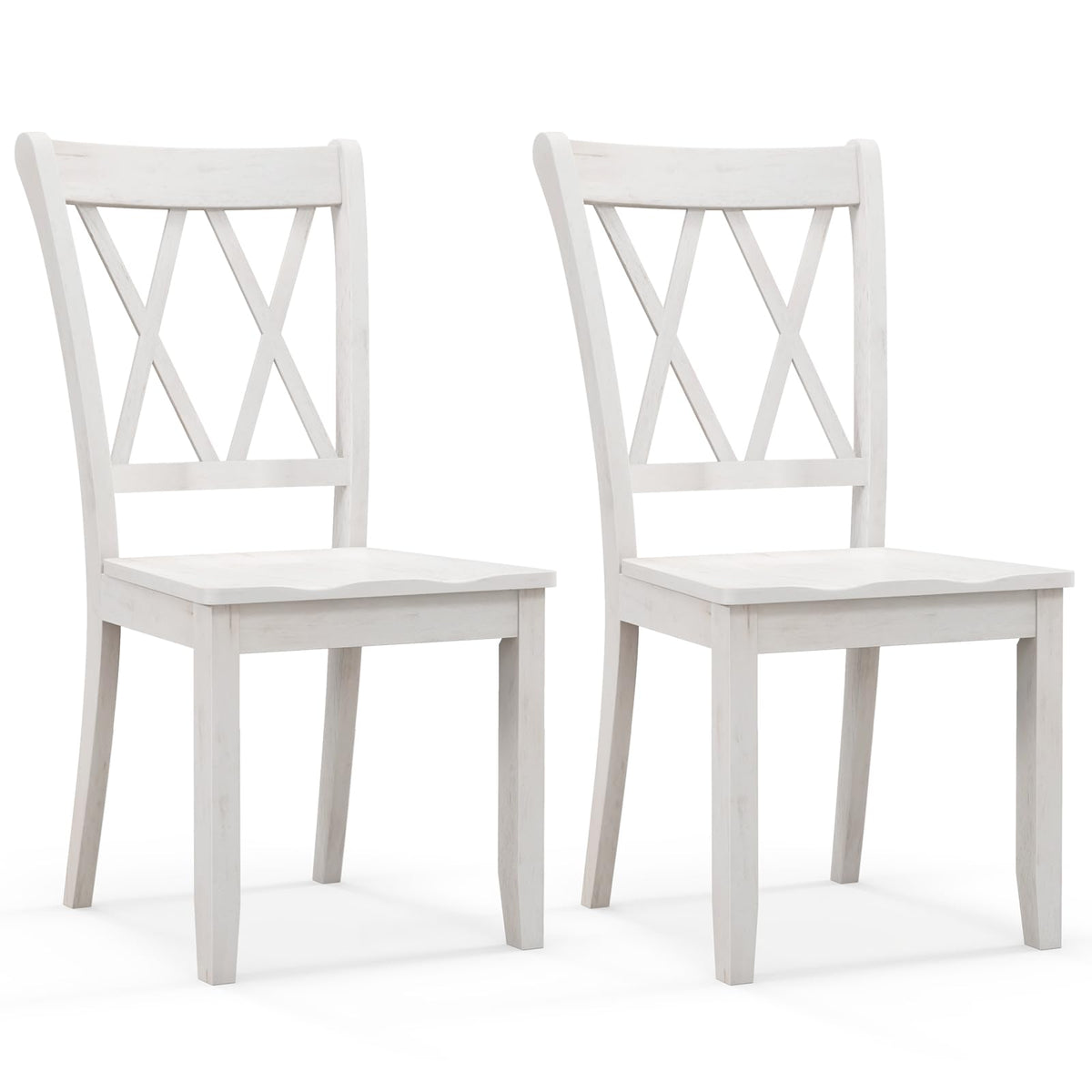 Goflame Rubber Wood Dining Room Side Chair