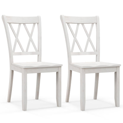 Goflame Rubber Wood Dining Room Side Chair
