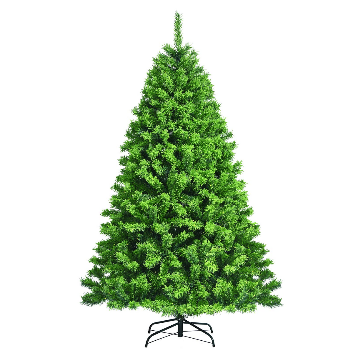 Goflame Snow Flocked Christmas Tree, Artificial Hinged Pine Tree - GoflameUS