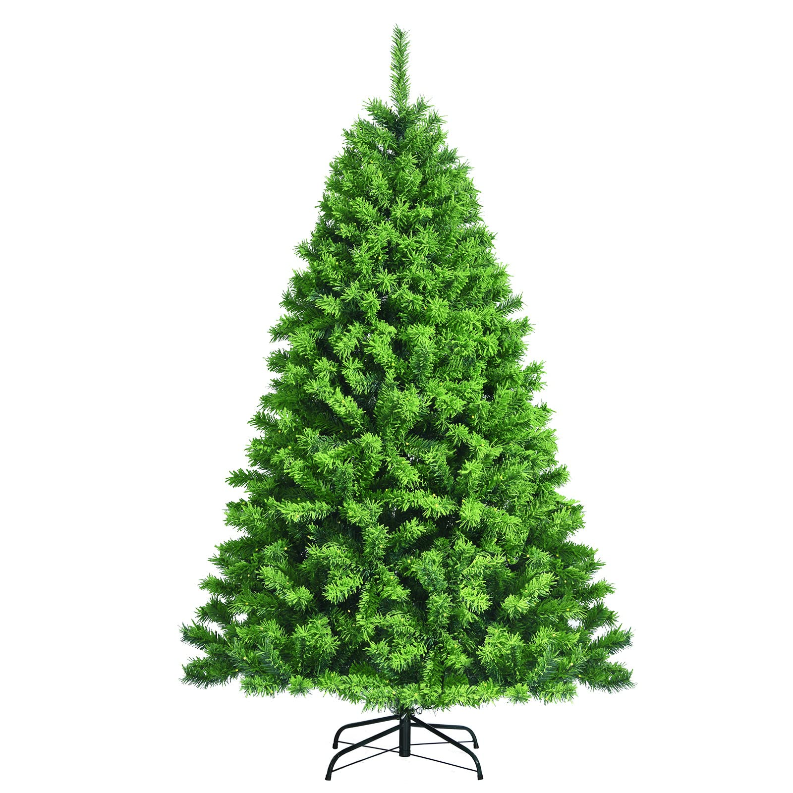 Goflame Snow Flocked Christmas Tree, Artificial Hinged Pine Tree - GoflameUS