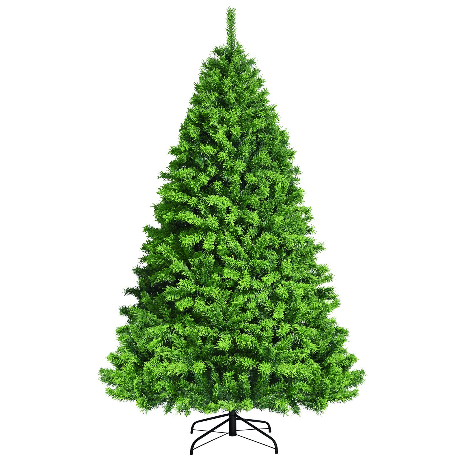Goflame Snow Flocked Christmas Tree, Artificial Hinged Pine Tree - GoflameUS