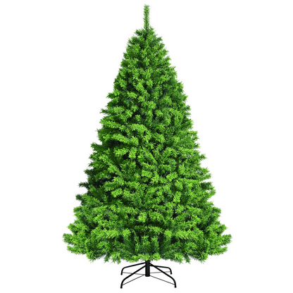 Goflame Snow Flocked Christmas Tree, Artificial Hinged Pine Tree - GoflameUS