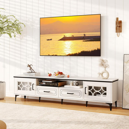 Goflame Wood TV Stand for TVs up to 80"