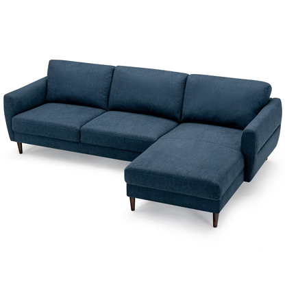 Goflame Sectional Sofa Couch Set, 3-Seat Sofa