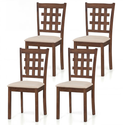 GOFLAME Wooden Dining Chairs Set of 2/4 for Dining Room