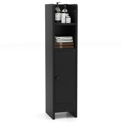 Goflame Slim Bathroom Cabinet with 3 Level Adjustable Shelf & Anti toppling Design