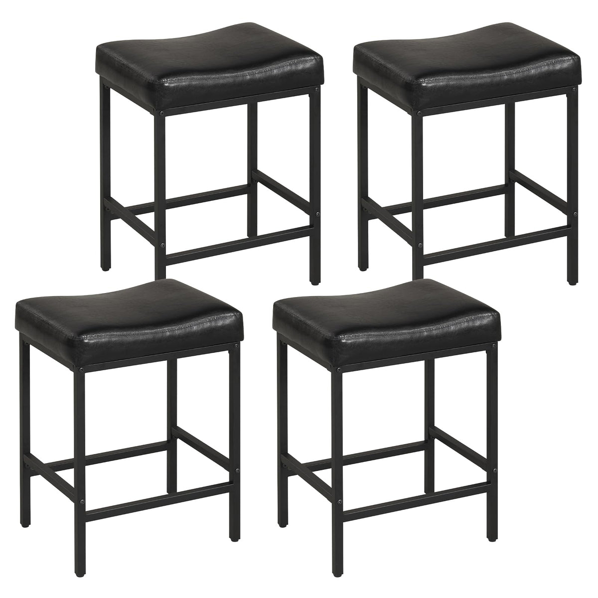 Goflame 25 Inch Counter Height Bar Chairs for Kitchen Island
