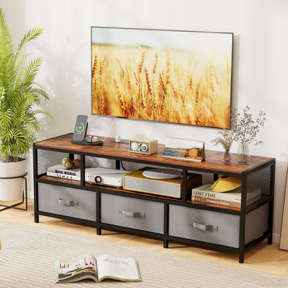 Goflame Dresser TV Stand for 65 Inch TV for Living Room Bedroom