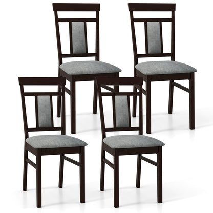 Goflame Wooden Dining Chairs Set for Dining Room Living Room