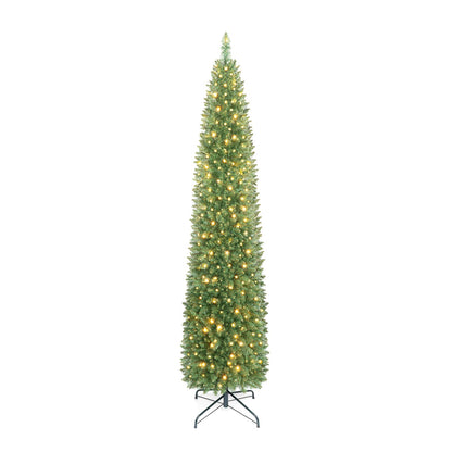 GOFLAME 6/7/9FT Pre-Lit Pencil Christmas Tree