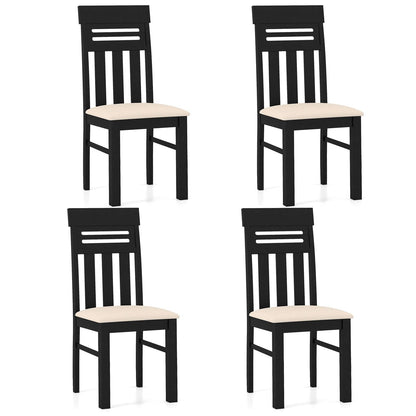 Goflame Wooden Dining Chairs Set of 2/4 for Kitchen Living Room