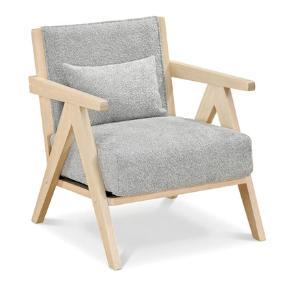 Goflame Mid-Century Modern Accent Chair for Living Room