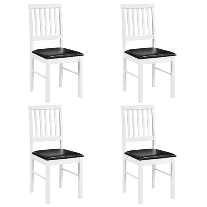 Goflame Modern Mid Century Dining Room Chairs with Hollowed Backrest