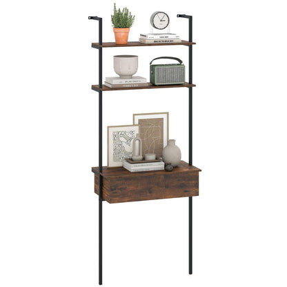 Goflame 4-Tier Ladder Bookshelf for Living Room