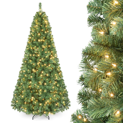 GOLFAME 6/7/8FT Pre-Lit Artificial Christmas Tree