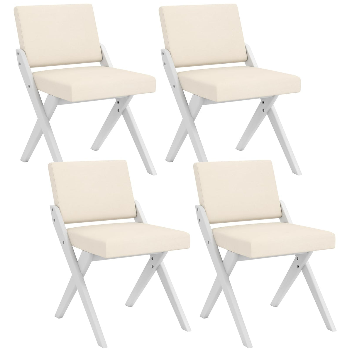 Goflame Wooden Dining Chairs
