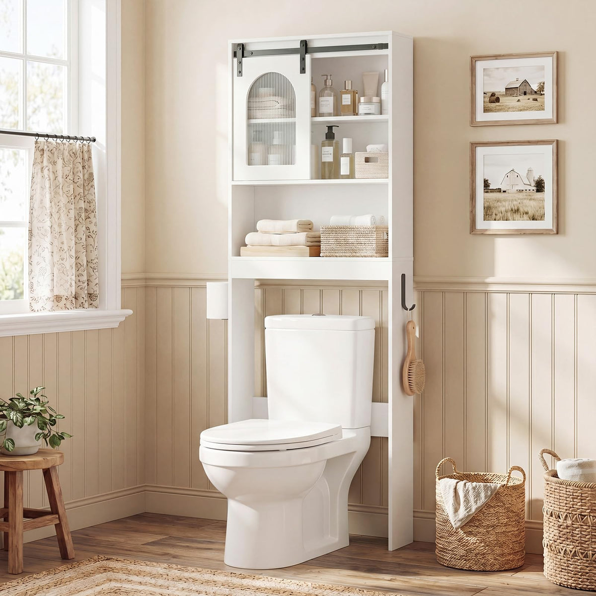 Goflame Over The Toilet Storage Cabinet