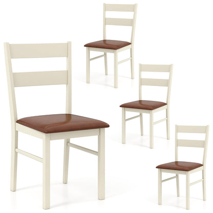 Goflame PU Leather Upholstered Kitchen Chair