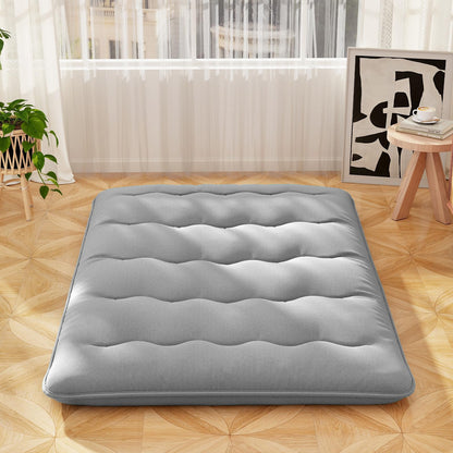 Goflame Japanese Floor Mattress, 4 Inch Futon Mattress with Washable Cover & Storage Bag