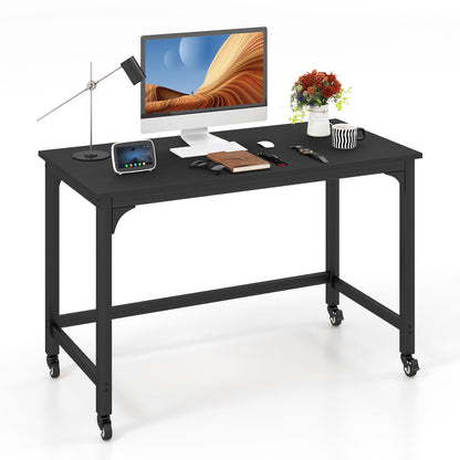 Goflame 48" Rolling Computer Desk