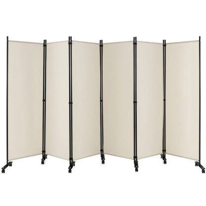 GOFLAME 6 Panel Folding Room Divider for Home Office
