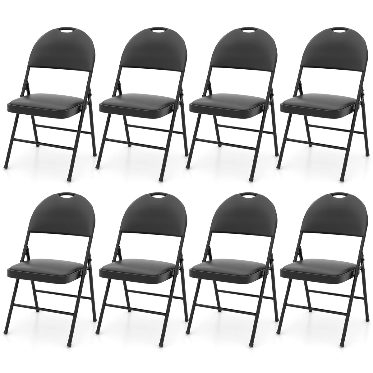 Goflame Party Chairs with Metal Frame for Indoor Outdoor