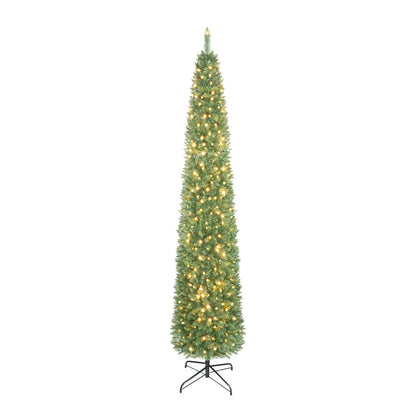 GOFLAME 6/7/9FT Pre-Lit Pencil Christmas Tree