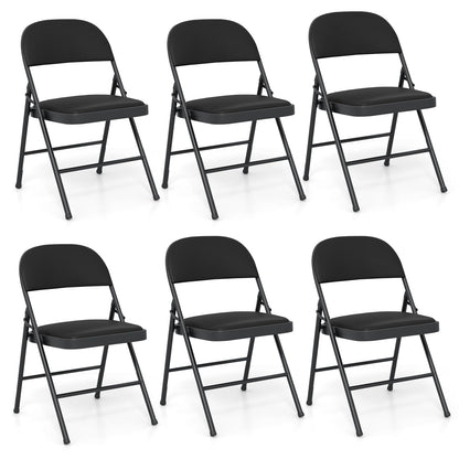Goflame Portable Party Chairs with Metal Frame