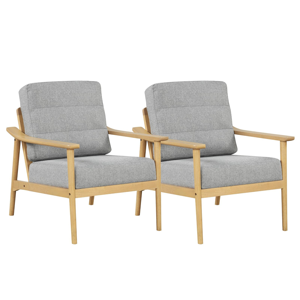 Goflame Mid Century Modern Accent Chair