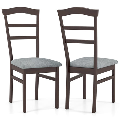 Goflame Wooden Dining Chairs Set for Dining Room Living Room