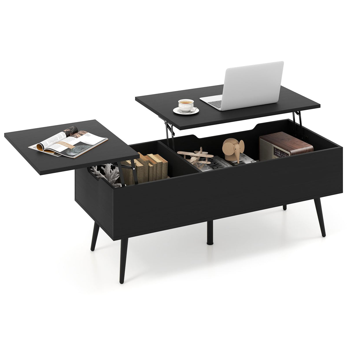 Goflame Lift Top Coffee Table for Living Room