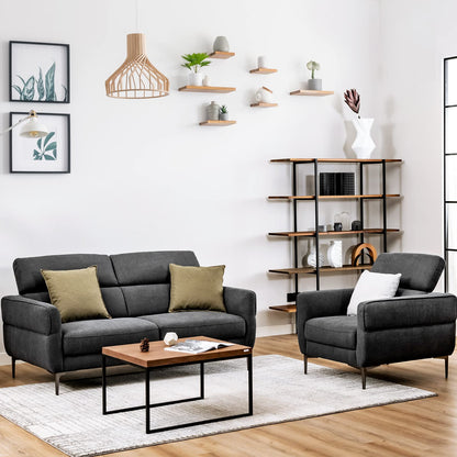 Goflame Sofa Couch and Accent Chairs Set