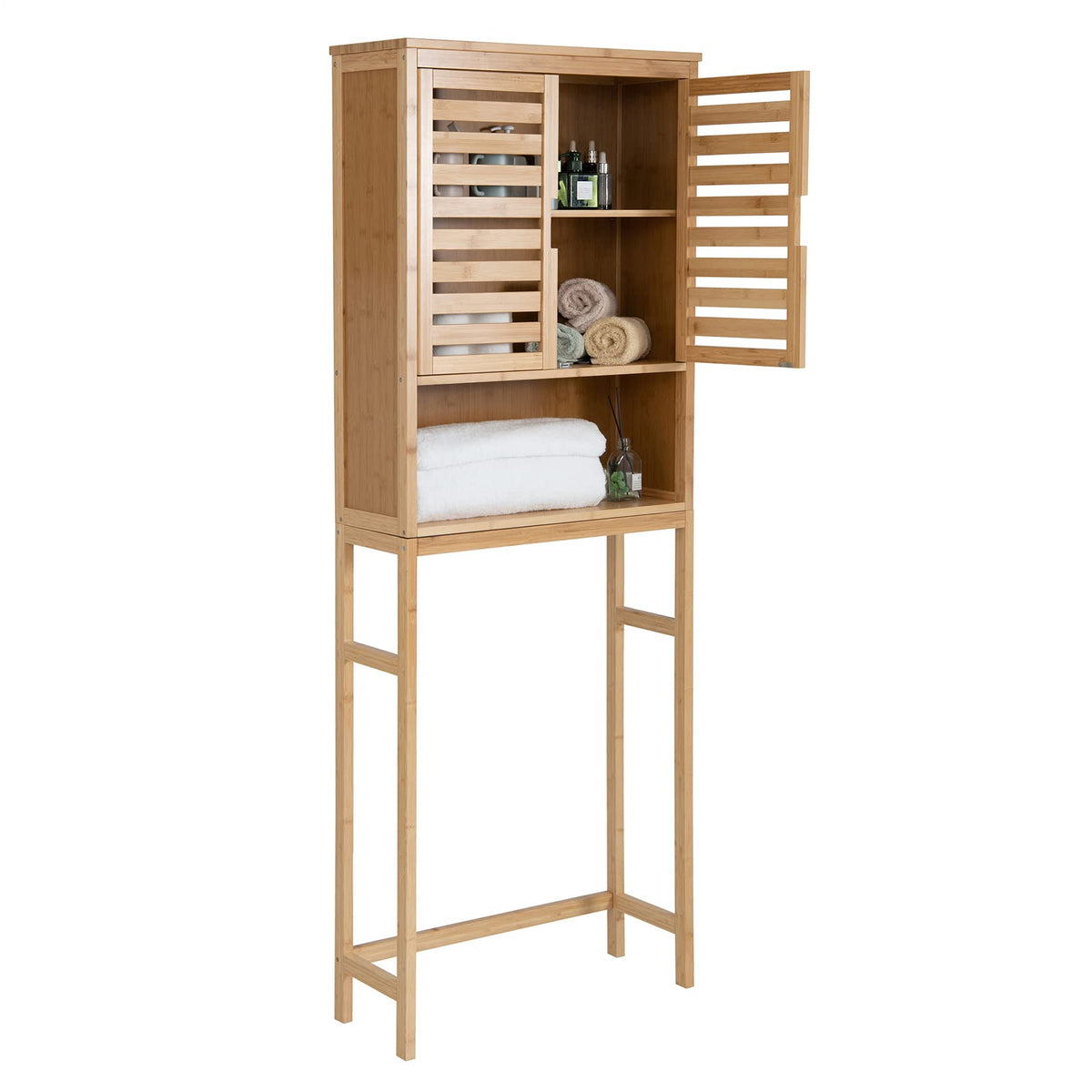 Goflame Over-The-Toilet Storage Cabinet