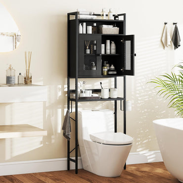 Goflame Over The Toilet Storage Cabinet for Laundry Room
