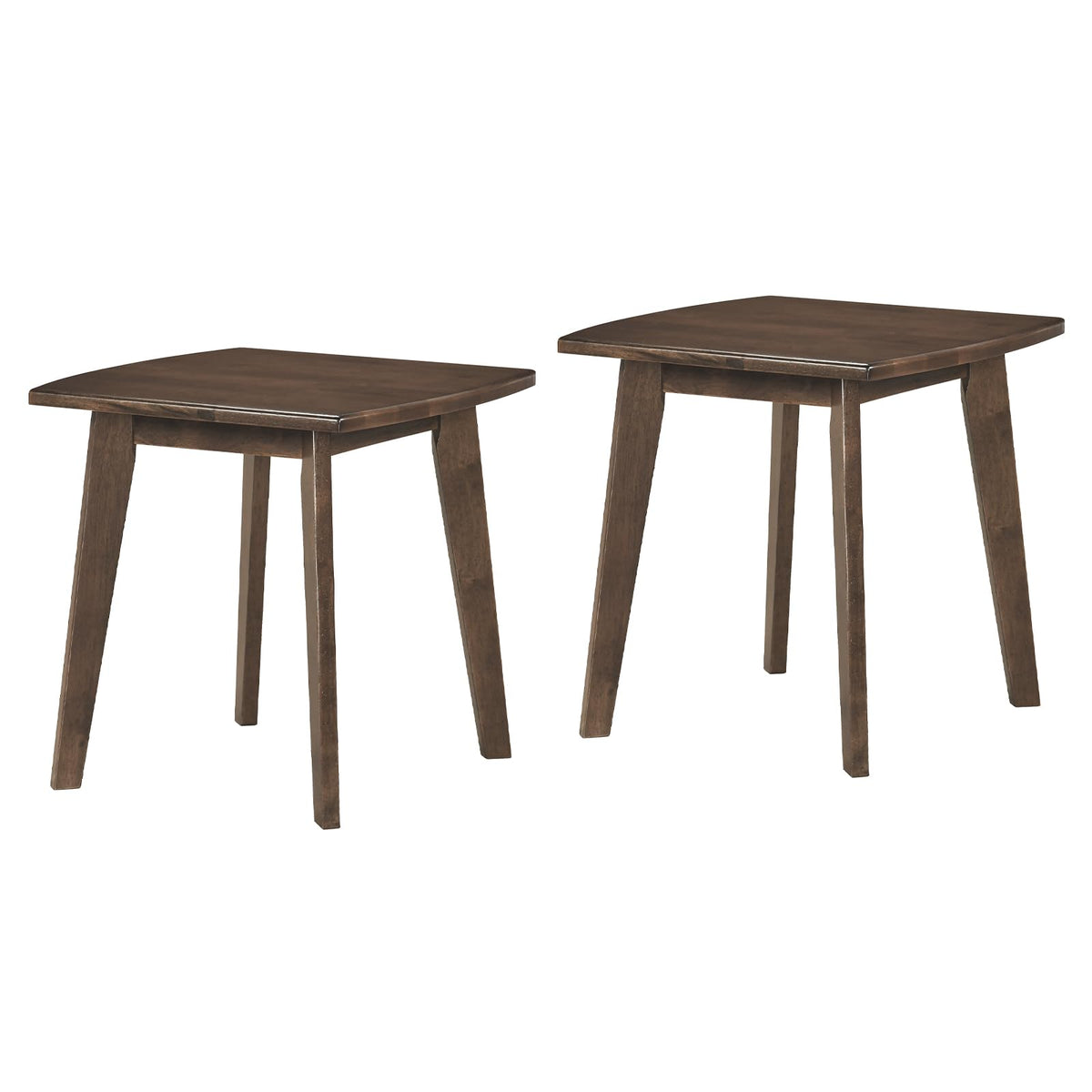 Goflame Modern Square Side Table Set of 1/2