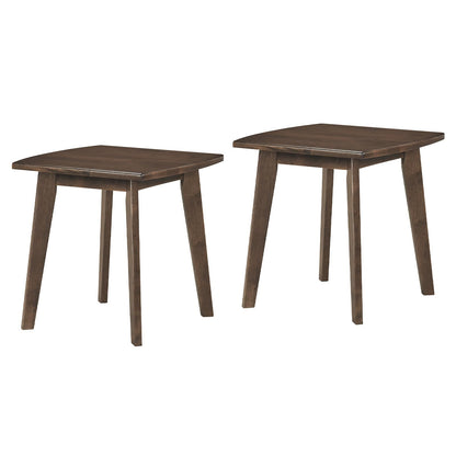 Goflame Modern Square Side Table Set of 1/2