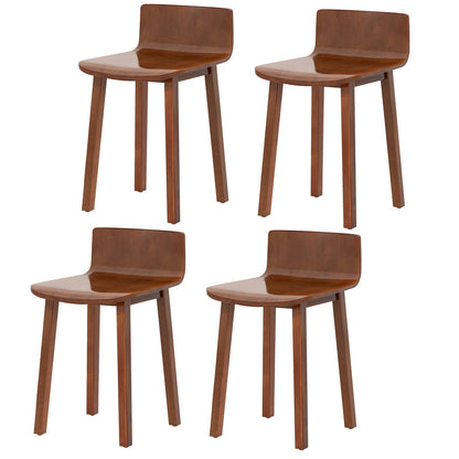 Goflame Wood Dining Chairs Set of 2/4 Farmhouse Kitchen Dining Room Chair