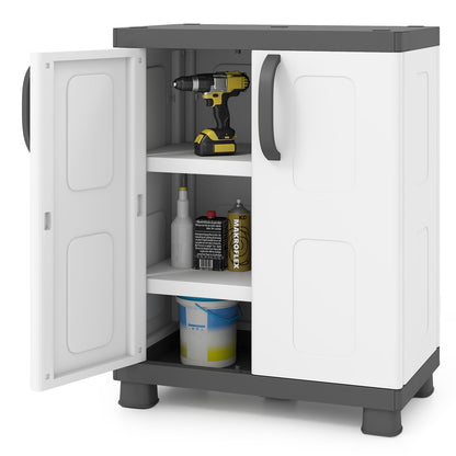 Goflame Storage Cabinet with 2 Doors and Adjustable Shelves