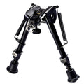 GOFLAME Hunting Rifle Bipod Adjustable Height from 6-9 Inch Spring Return Sniper Sling Swivel Mount for Hunting Shooting