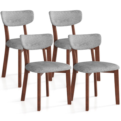 Goflame Wooded Dining Chairs Set of 2/4 for Living Room Restaurant