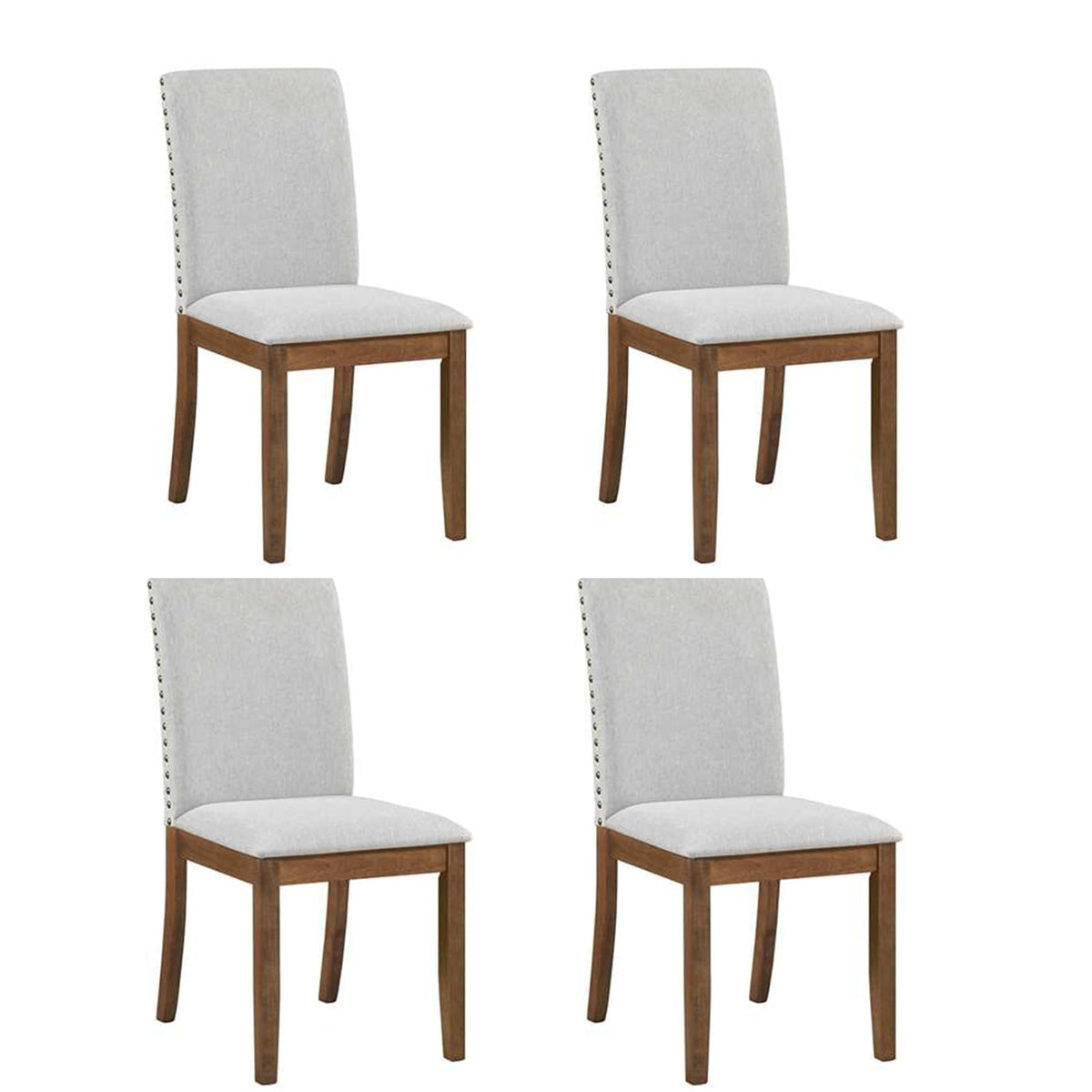 Goflame Upholstered Dining Chairs Set for Restaurant